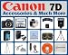 Canon EOS 7D 18 MP CMOS Digital SLR Camera W/32GB CFHS Memory + 1 Extra Battery + Charger + 3 Piece Filter Kit + Flash + Full Size Tripod + Case + Remote Switch + Much More