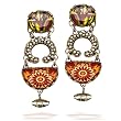 Ayala Bar Earrings - Fall 2012 Collection, Geranium Color Group - #0328 AE OE