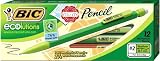 BIC ECOlutions Mechanical Pencil, Medium Point (0.7mm), Black, 12 Pencils
