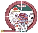 Gilmour 18 Series Reinforced Rubber Hose, 5/8 Inch x 25 Feet, Red #18-58025
