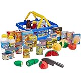 Small World Toys Living -Get to the Grocer Shopping Basket Playset