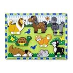 SAVE $9.01 - Melissa & Doug Pets Wooden Chunky Puzzle $5.98