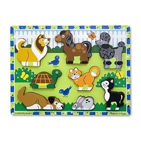 Melissa & Doug Pets Wooden Chunky Puzzle