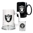 Oakland Raiders NFL 15oz Tankard, 15oz Ceramic Mug & 2oz Shot Glass Set - Primary Logo Oakland Raiders NFL 15oz Tankard, 15oz Ceramic Mug & 2oz Shot Glass Set - Primary Logo