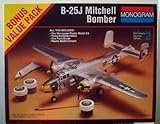 B-25j Mitchell Wwii Bomber By Monogram Scale 1