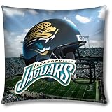 Jacksonville Jaguars NFL Photo Real Toss Pillow (18x18")