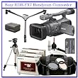 Sony HDR-FX7 3-CMOS Sensor HDV High-Definition Handycam Camcorder with 20x Optical Zoom + Willoughby's Professional Photographers Package