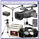 Sony HDR FX7 3 CMOS Sensor HDV High Definition Handycam Camcorder with 20x Optical Zoom + Willoughbys Professional Photographers Package