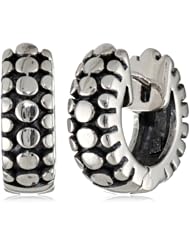 Zina Sterling Silver Beaded Snap Earrings