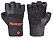 Harbinger Pro Non-Wristwrap Vented Wash & Dry Glove with Padded Leather Palm (Old Stlye)