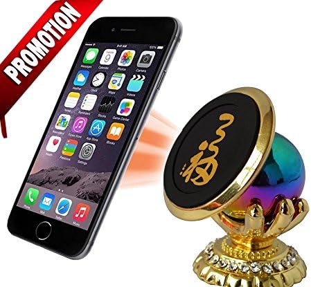 Car Mount diverse,Magnetic Car Mount Phone Holder for Cell Phones and Mini Tablets Car home use Magnetic Cell Phone Mount (TA-3 golden)