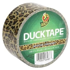 Duck Brand 1379347 1.88-Inch by 10-Yard Duck Tape, Spotted Leopard
