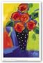 Spring Blooms In Blue Vase I by Natasha Barnes 24"x36" Art Print Poster