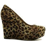 Spy Love Buy Natalia Suede Style Platform Wedge Shoes