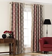 Wave Chenille Eyelet Curtains