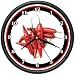 RED CHILI PEPPERS Wall Clock kitchen hot chef new gift