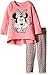 Disney Little Girls' 2 Piece Minnie Heathered French Terry Top and Legging