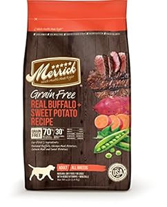 Merrick Grain Free Real Buffalo and Sweet Potato Dry Dog Food, 25-Pound Merrick Grain Free Real Buffalo and Sweet Potato Dry Dog Food, 25-Pound