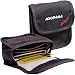 Adorama Slinger Filter Pouch "P" Holds Five 86mm Round or Five "P" Series Square Filters, Black.