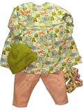 Alphabet Soup Outfit #2 - Green - 6-12 Mths