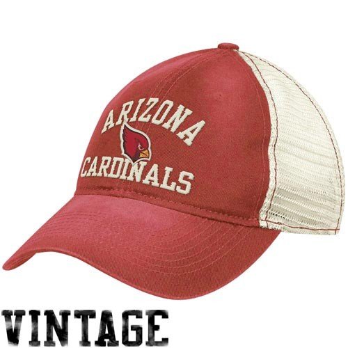 Reebok Arizona Cardinals Ladies Cardinal-Natural Slouch Mesh Back Adjustable Hat