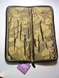 Lantern Moon Black Gold Zip Combo Knitting Needle Case