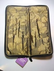 Lantern Moon Black Gold Zip Combo Knitting Needle Case