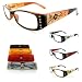 Wild Hibiscus floral designer reading glasses for youthful women with elegance and style.