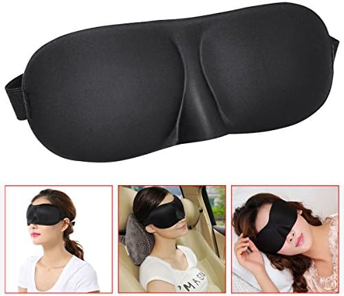 3D Eye Mask Shade Cover Rest Sleep Eyepatch Blindfold Shield Travel Sleeping Aid