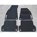 Car Mats in Black to fit Audi A4 S-Line (2001-2008) + Logos