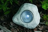 Produkt-Bild: Solar-Gartenleuchte 'Little Rock', 3er-Set beleuchtete Steine