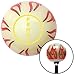 American Shifter 209635 Ivory Flame Shift Knob with M16 x 1.5 Insert (Yellow 2 Speed)