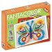 Quercetti 2492 - Fantacolor Creative Mosaic, 200 runde Ersatzstecker, bunt, 10 mm