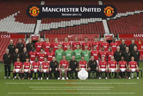 Empire 421258 Fussball - Manchester Utd. - Team 11/12 Sport Fu&szlig;ball Poster - Gr&ouml;sse 61 x 91.5 cm