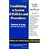 Establishing a System of Policies and Procedures
