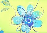 Blue Daisy Do Toss Wallpaper
