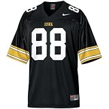 Nike Iowa Hawkeyes #88 Black Replica Football Jersey