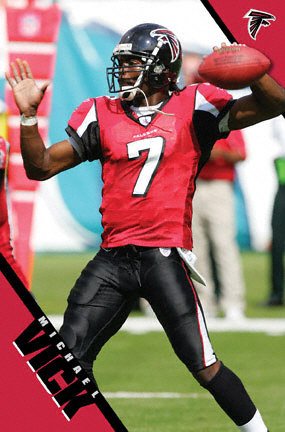 Michael Vick Atlanta Falcons Poster 4035