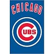 Chicago Cubs MLB Applique Banner Flag (44"x28")
