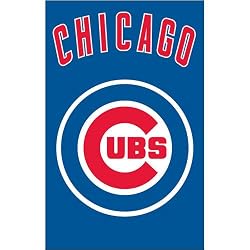 Chicago Cubs MLB Applique Banner Flag (44"x28")