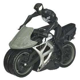 Hasbro 78702, Spiderman, Zoom N Go, Veicolo, La motocicletta di Spiderman