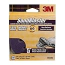 3M SandBlaster Sanding Discs, 80-Grit, 5-Inch, 8-Hole, 10-Pack