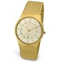 Skagen Men's Steel Collection Gold-Tone Mesh Stainless Steel Watch #233XLGG