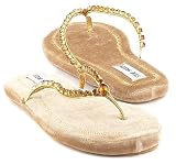 Steve Madden - Steve Madden Smoothie Gold thongs