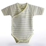 natubini Baby Newborn Body kiwipastell gestreift, Größe 50/56