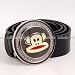 Paul Frank Head Round Buckle Waist Chain Belt Noir
