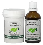 Native Remedies AllergiClear and SOS HistaDrops ComboPack for prevention and quick relief from airborne allergies