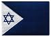 Israel Navy Jack Patch Israeli Military Flag Embroidered Iron-On Emblem