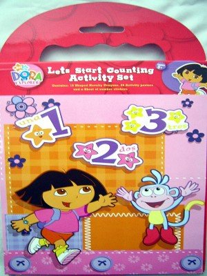 Childrens Toyshop  Toys : Dora the Explorer Lets Start Counting Activity Pack