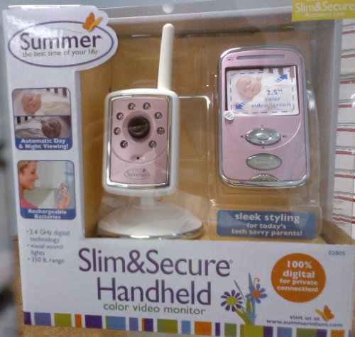 summer slim and secure baby monitor